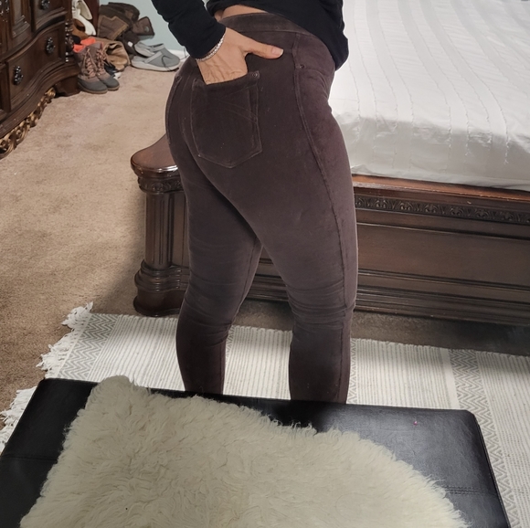 Hue brown leggings velvet small - Picture 2 of 14